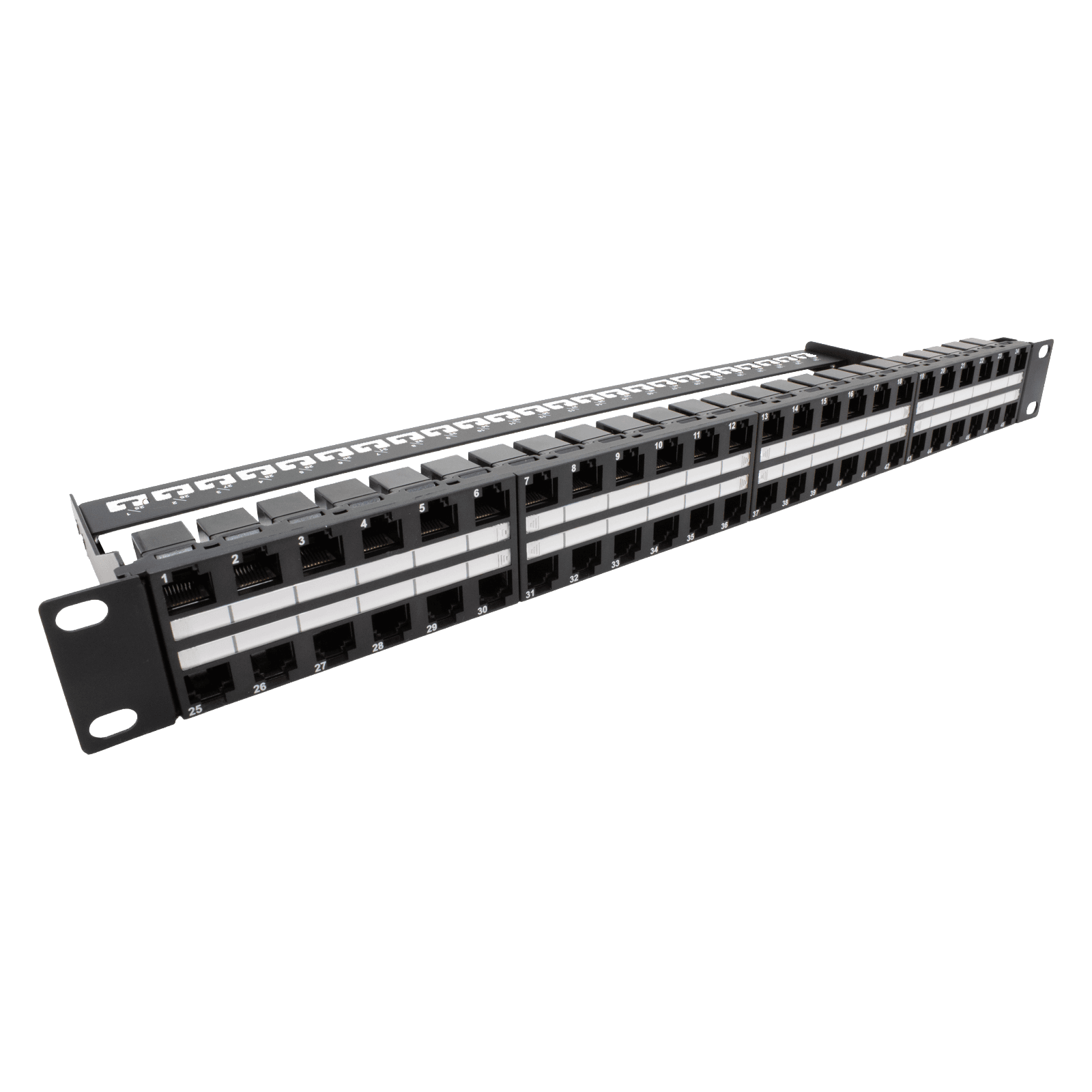 48 Port Copper Patch panel with inline mechs