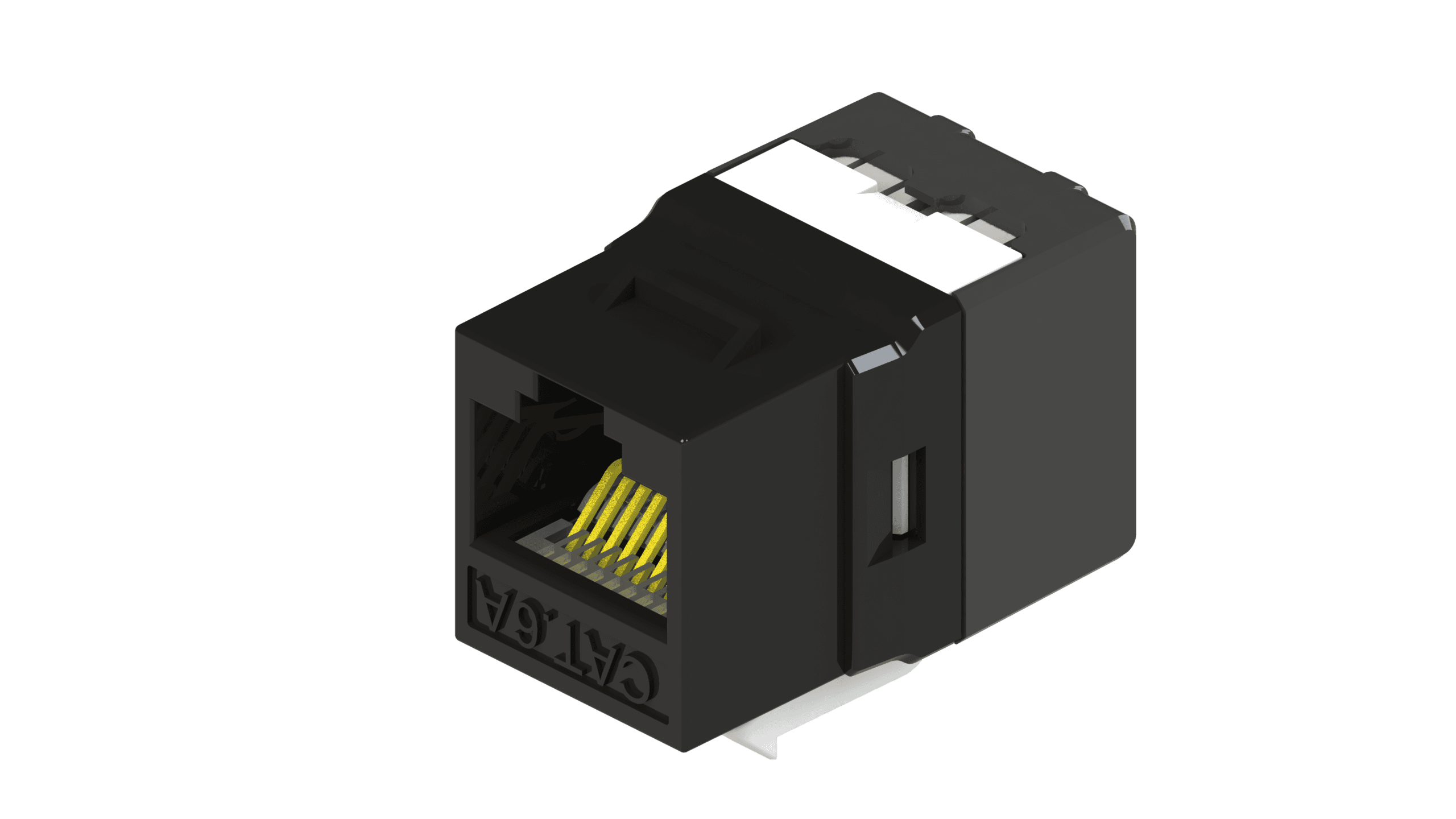 CAT.6A Keystone Jack – BLACK