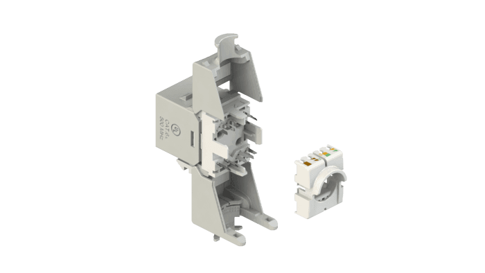 CAT.6a Shielded Keystone Jack open